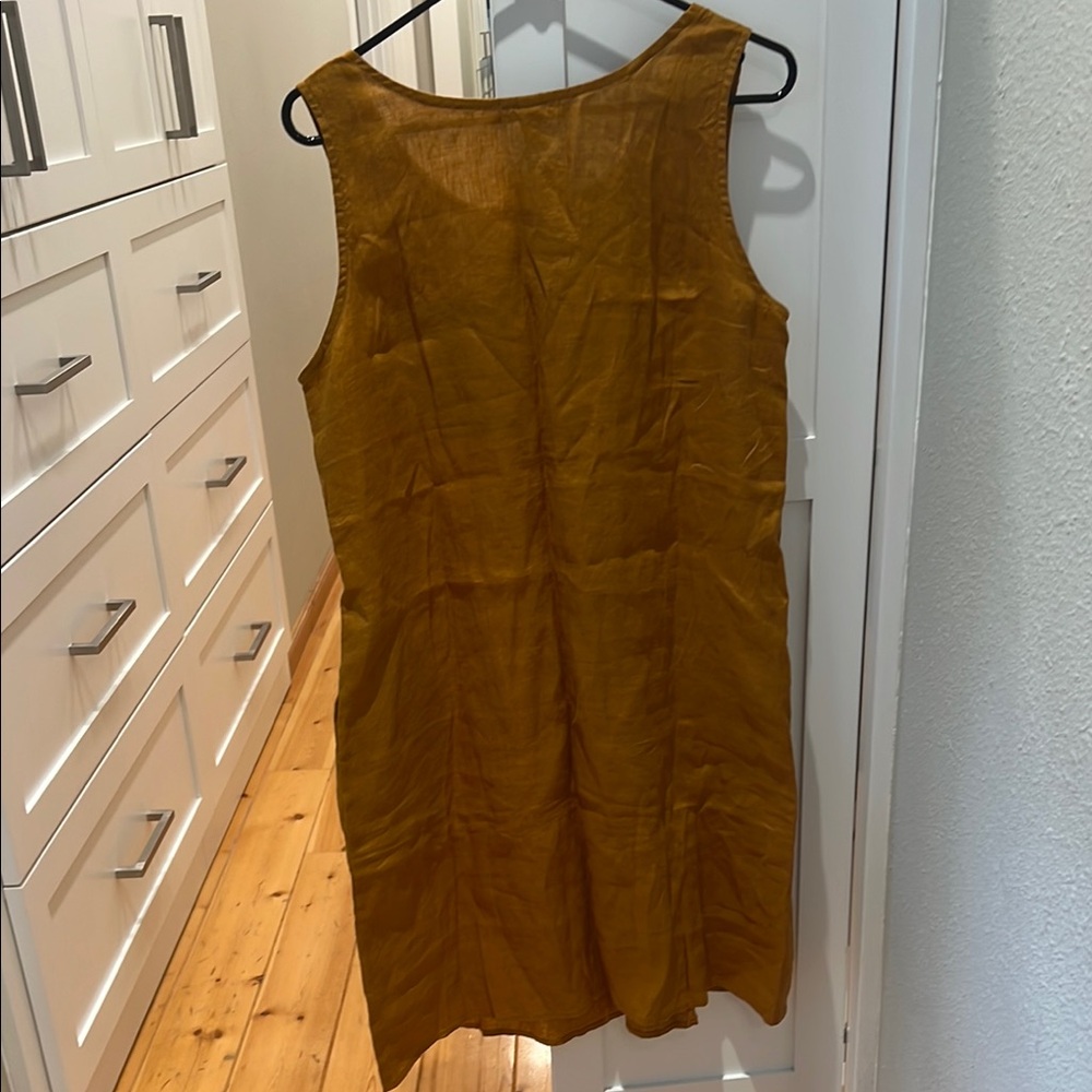 100% linen Grae Cove sheath dress - Picture 2 of 3
